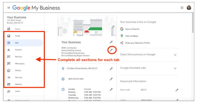Optimizing Google Business Profile for better local search rankings