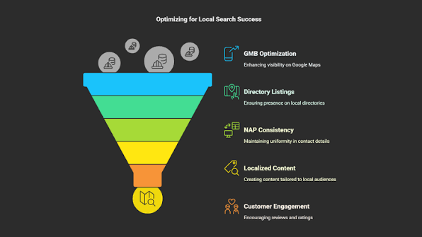 Diagram of the 2026 local search customer journey from AI search to in-store visit