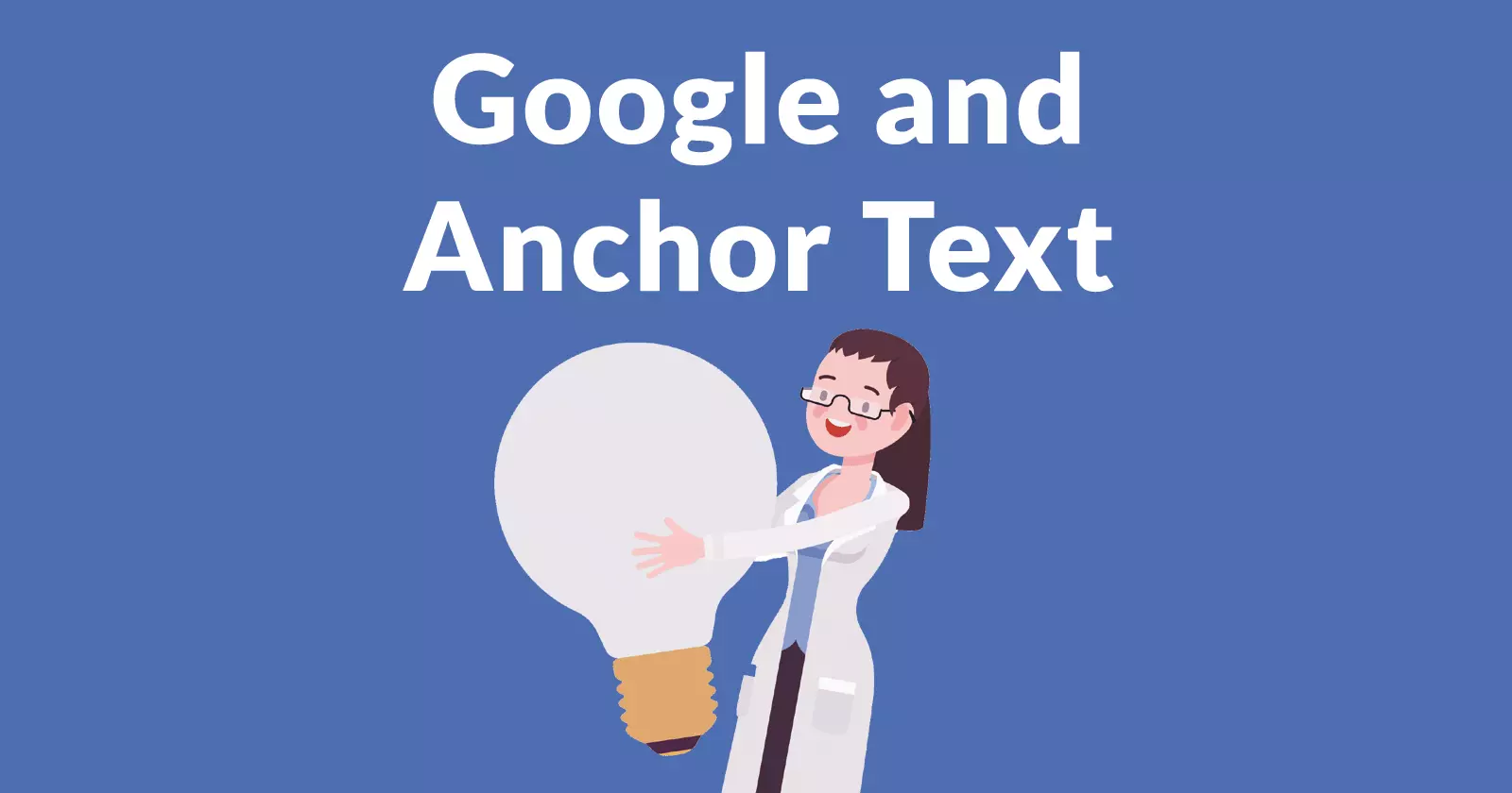 Diagram showing how anchor text passes keyword relevance and authority from a linking page to a destination page in Google search rankings
