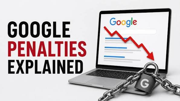 2026 Google penalty risk map showing safe, risky, and high-risk SEO practices