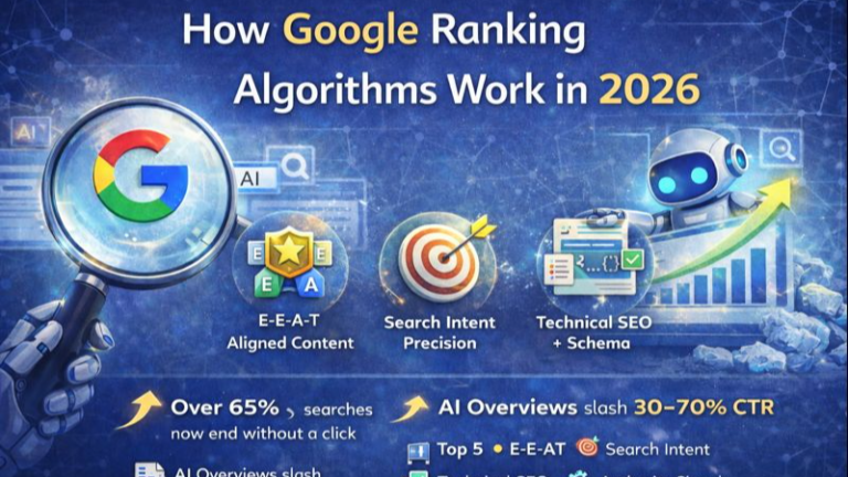 Google AI ranking process showing query understanding, content analysis, and result evaluation