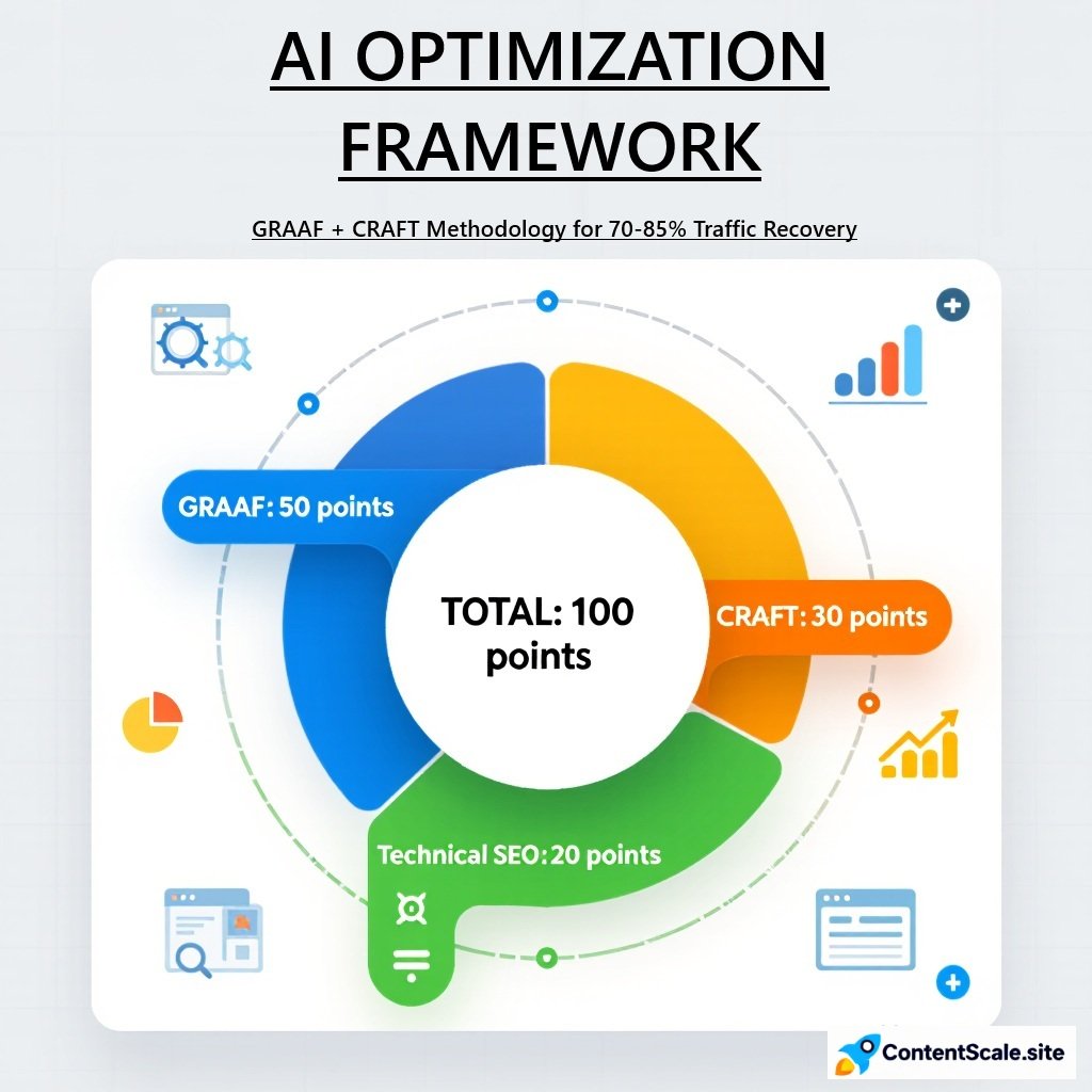 Illustration of content structure optimized for Google's AI Overviews and featured snippets