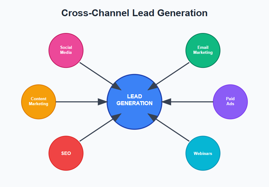 Digital marketing agency lead generation funnel diagram 2026