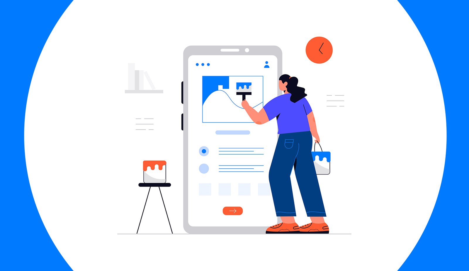 Mobile phone showing Google search results illustrating mobile-first indexing importance